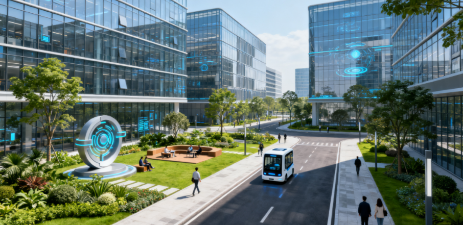 建設零碳園區可遵循“三一”原則：1/3生態、1/3生產、1/3生活-地大熱能